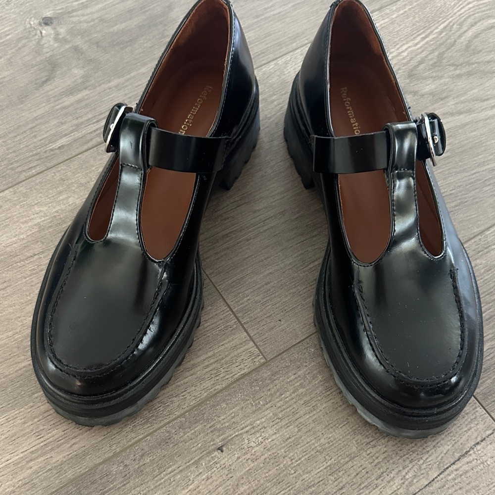 Reformation Abalonia Mary Janes